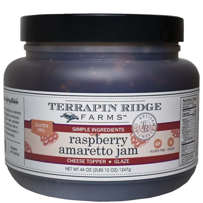 Raspberry Amaretto Jam – Quart – product photo