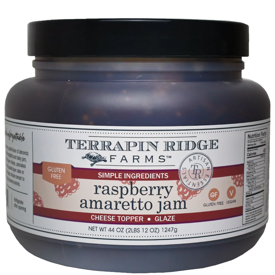 Raspberry Amaretto Jam – Quart – product photo