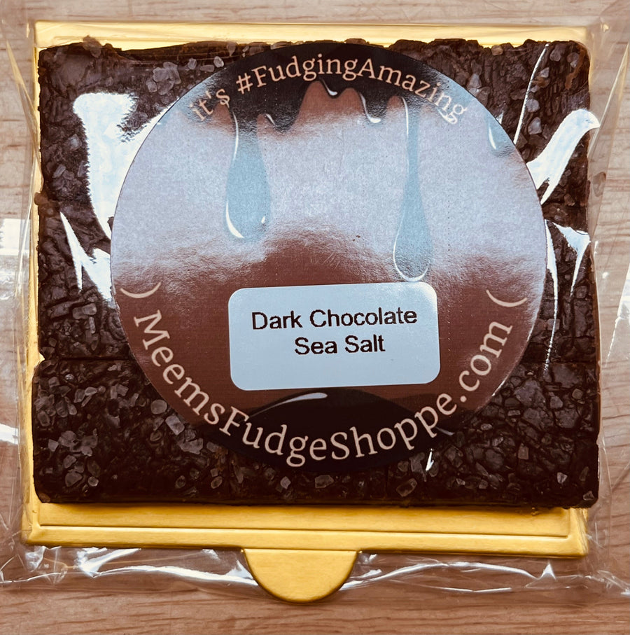 Handmade Dark Chocolate Sea Salt Fudge - product image 2