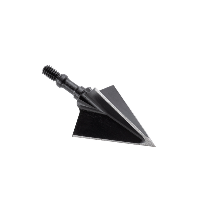 Solid one-piece three-blade broadhead