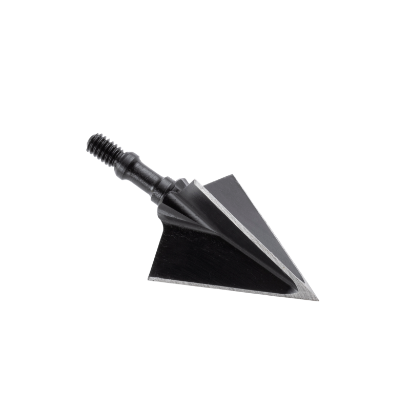 Solid one-piece three-blade broadhead