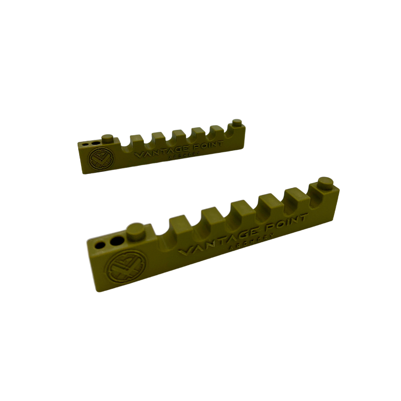 Alternate view of a green Crest Rest pair
