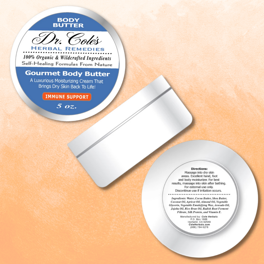 37 - Dr. Cole's Gourmet Body Butter - IMMUNE SUPPORT