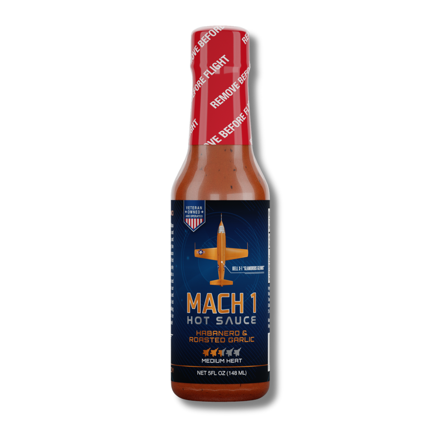 Habanero & Roasted Garlic Hot Sauce – Medium – sauce product image 1
