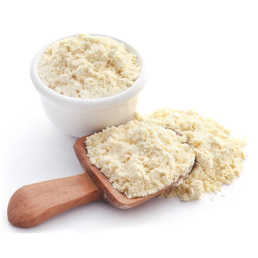 Miracle Flour Sweet Lupin Flour: flour in a scoop and bowl.