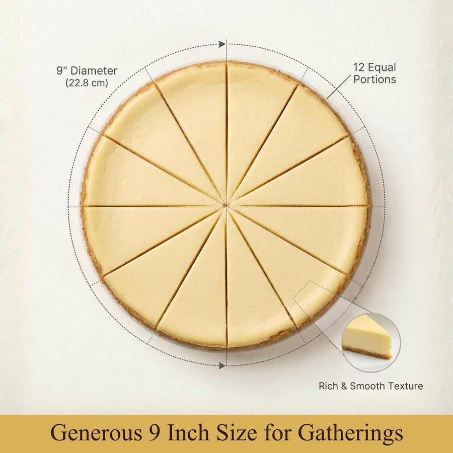 Sugar-Free New York Cheesecake, 9-Inch, 2 lb