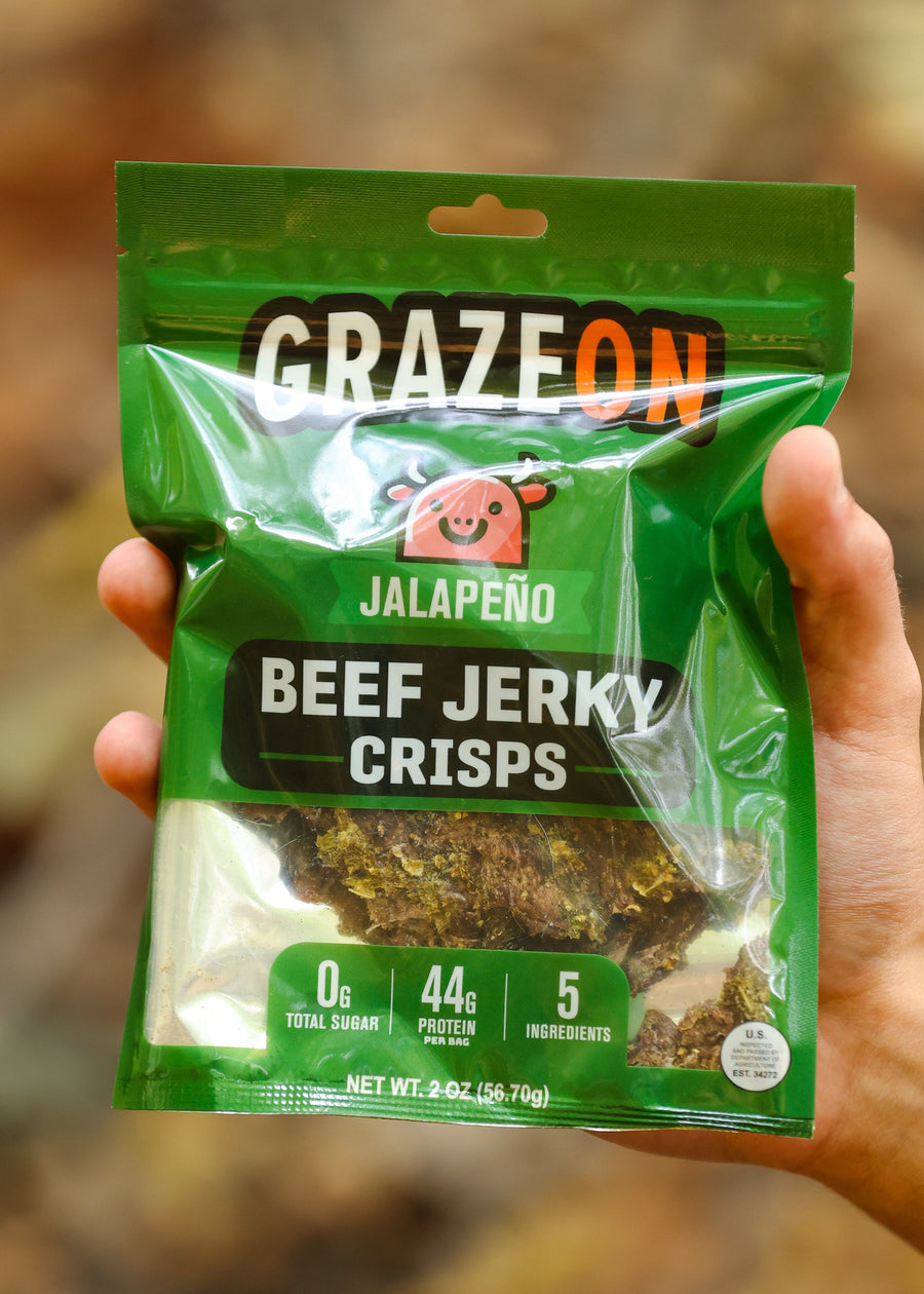 Jalapeño Beef Jerky Crisps – 2 oz — product photograph 1 of 4