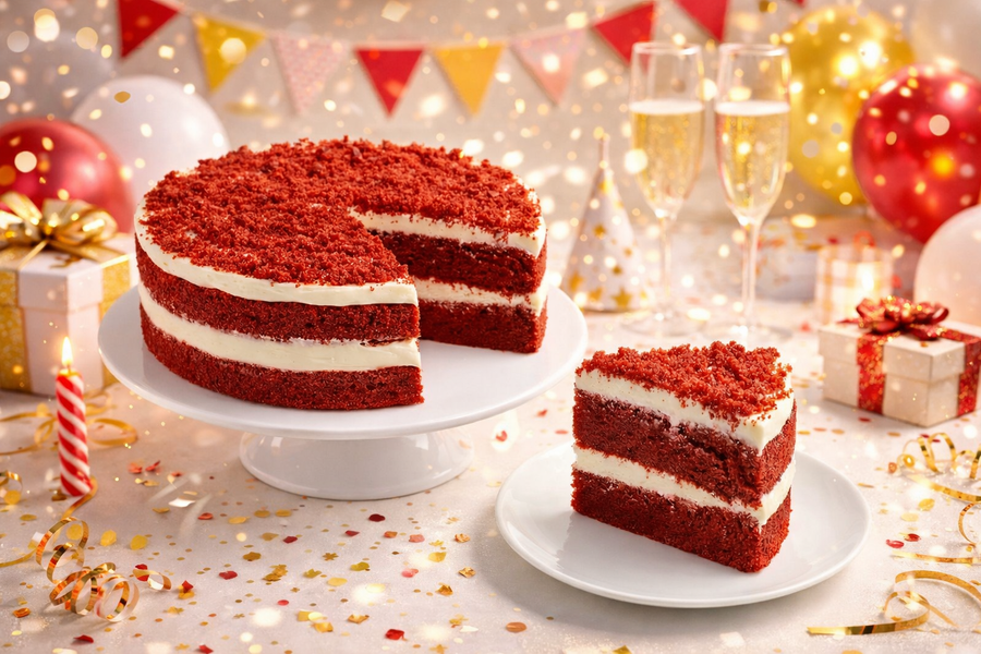 Sugar-Free Red Velvet Cake, 2.4 lb