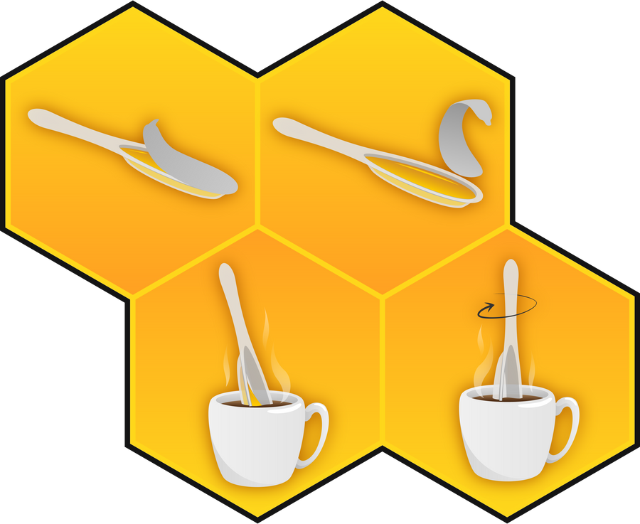 Badgers Honey Spoon /Blue Razz Honey Tea - product image 4