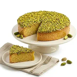 Sugar-Free Pistachio Caramel Cake, 9-Inch, 2.6 lb