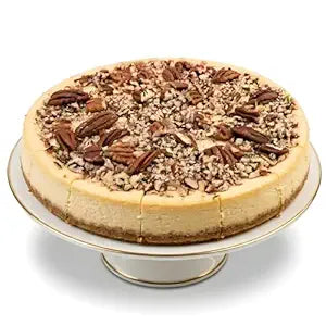 Sugar-Free & Gluten-Free Caramel Pecan Cheesecake, 9-Inch