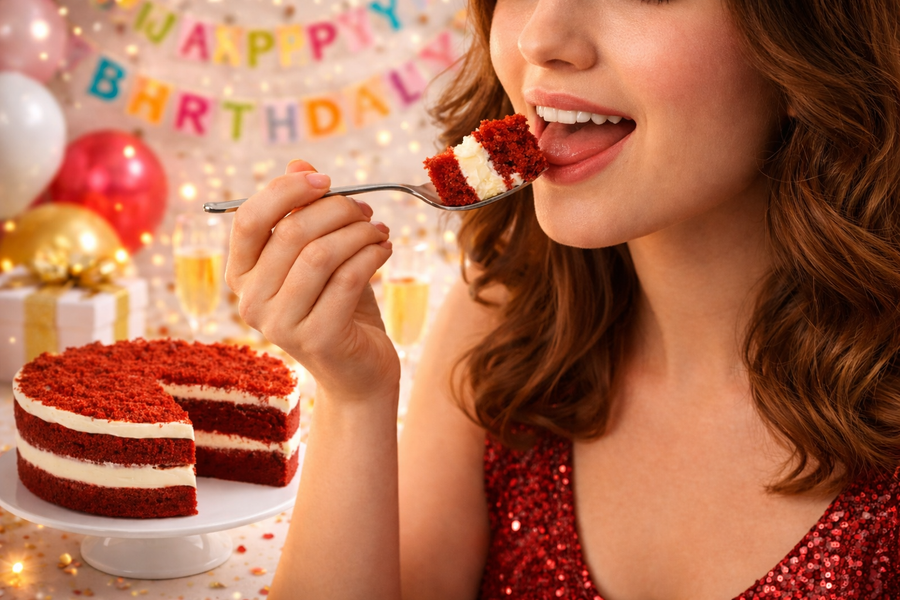 Sugar-Free Red Velvet Cake, 2.4 lb