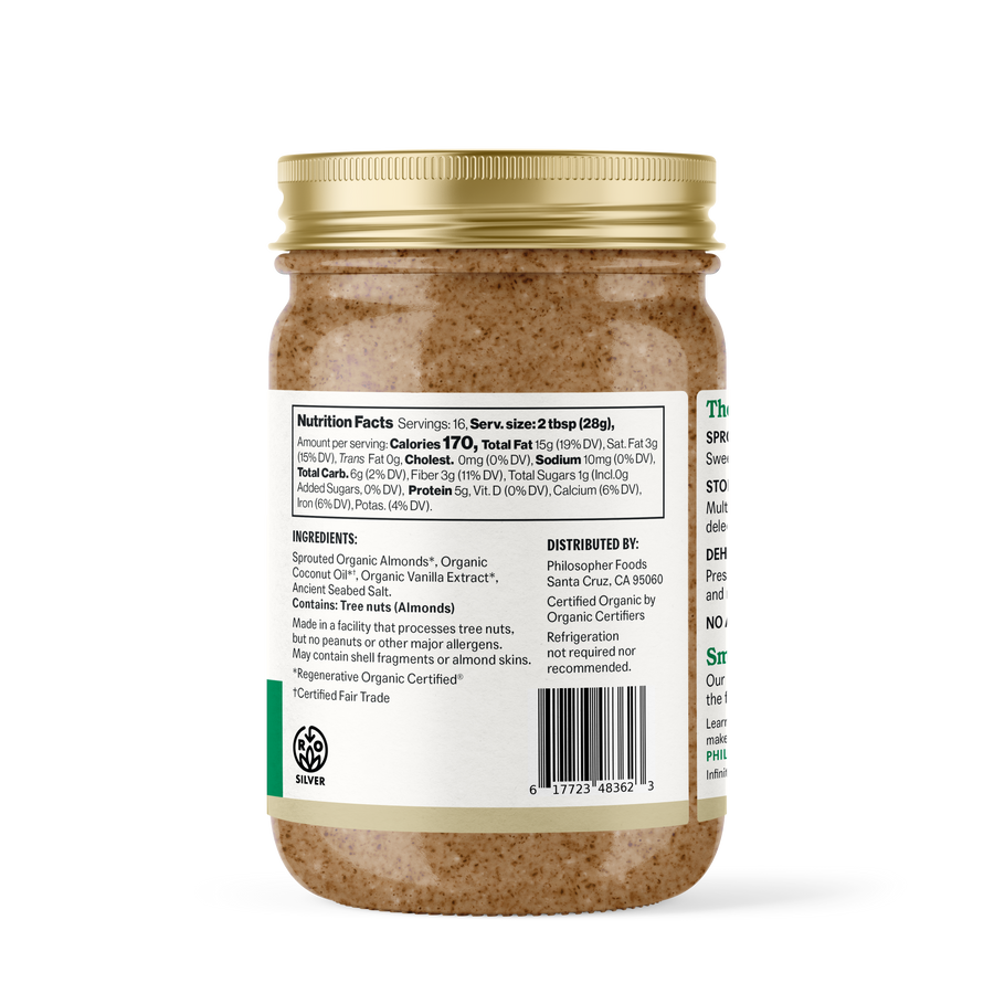 Crunchy Alchemy Sprouted Almond Butter