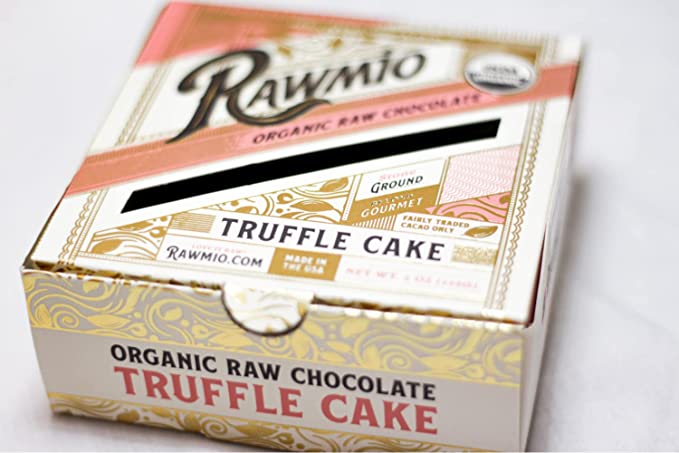 Product photograph for Mini Raw Chocolate Truffle Cake - 5 oz