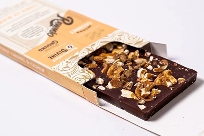 Product photograph for Coconut Caramel & Crushed Cashew Bark