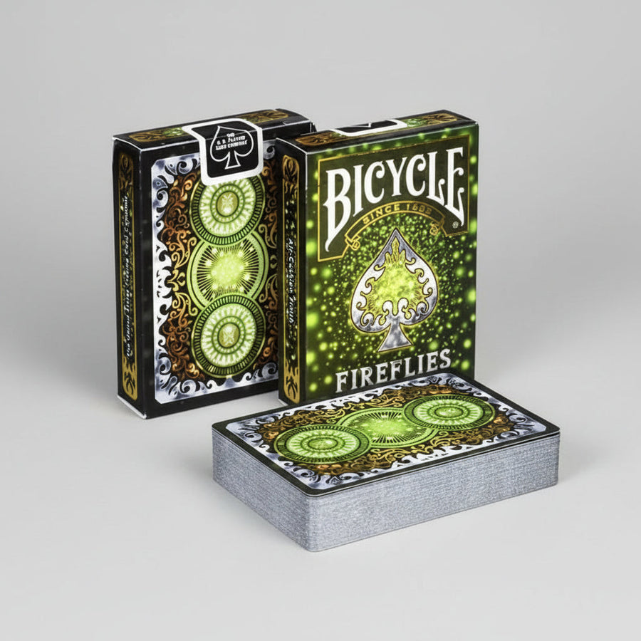 Bicycle Fireflies Playing Cards – Neon Glow Summer Nights Deck
