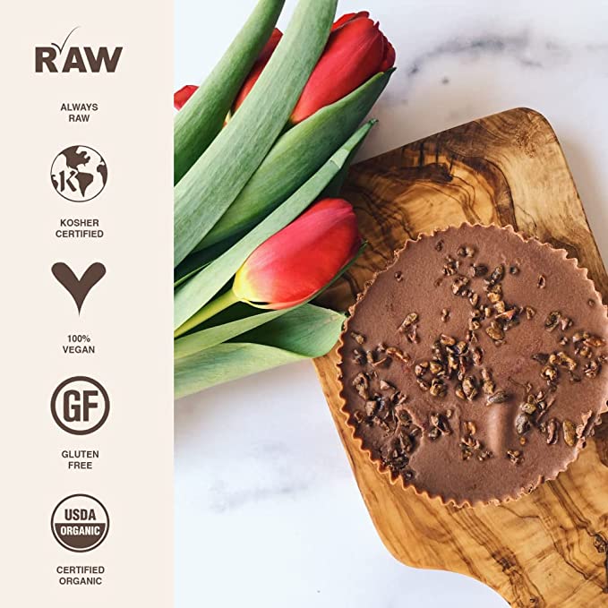 Product photograph for Mini Raw Chocolate Truffle Cake - 5 oz