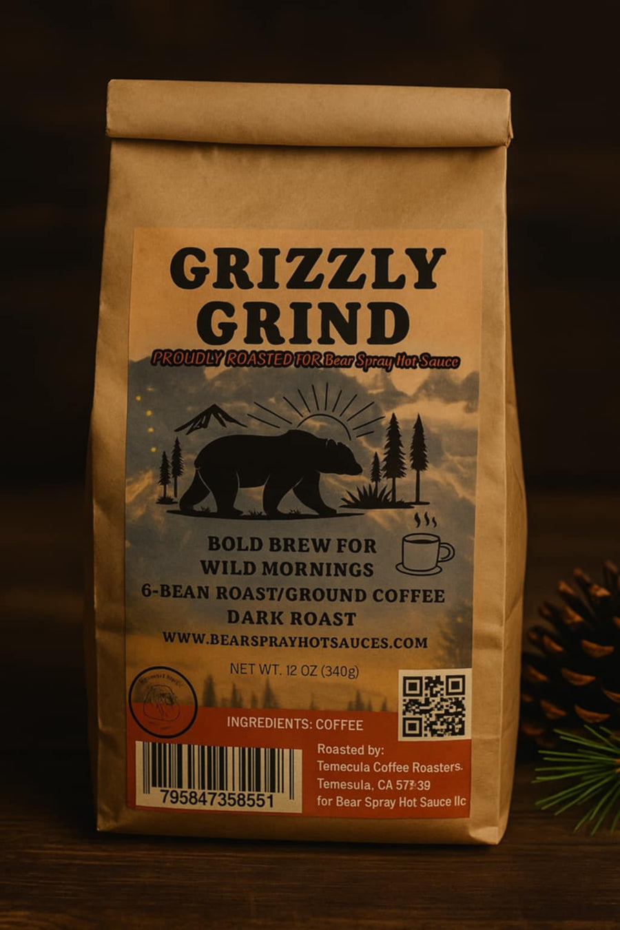 Grizzly Grind Dark Roast Coffee – product image 2