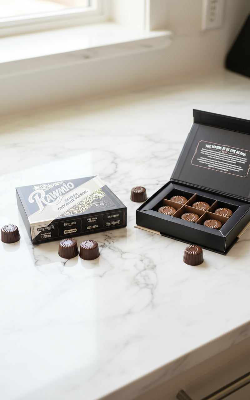 Product photograph for Coconut Milk Chocolate Bonbons, 6ea