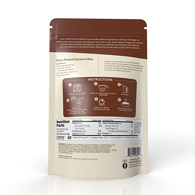 Coconut Rice Seasoning Mix — product catalog image 3