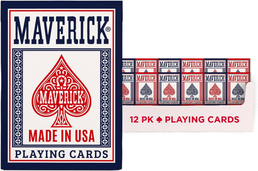 Maverick standard-index tuck and twelve-deck retail carton