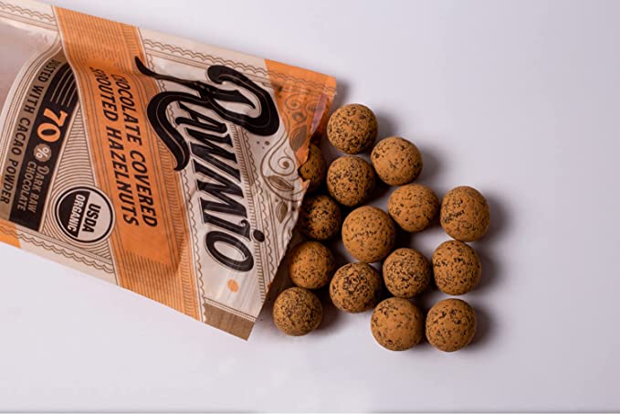 Product photograph for Chocolate Covered Sprouted Hazelnuts