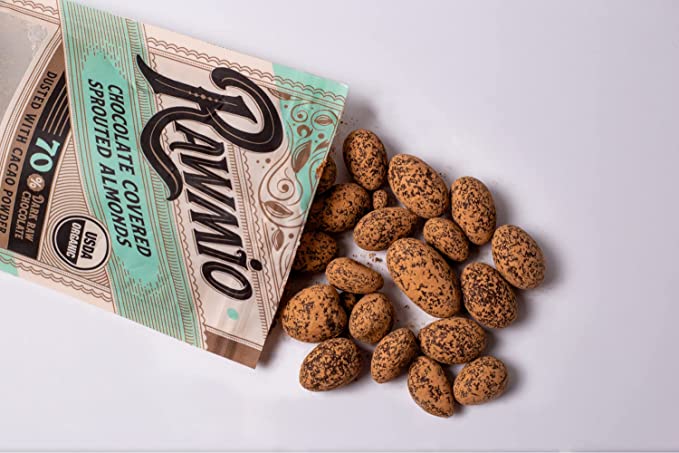 Product photograph for Chocolate Covered Sprouted Almonds