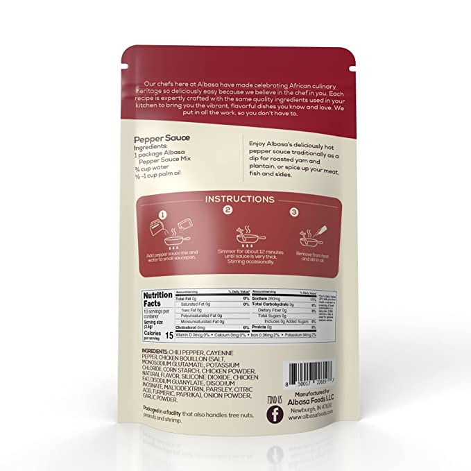 Spicy Ofada Pepper Sauce Mix — product catalog image 2
