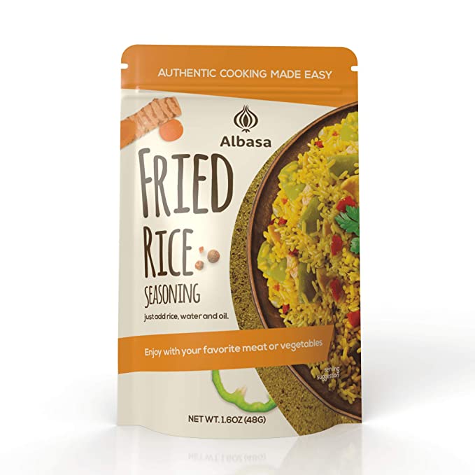 Fried rice seasoning small pouch, front label