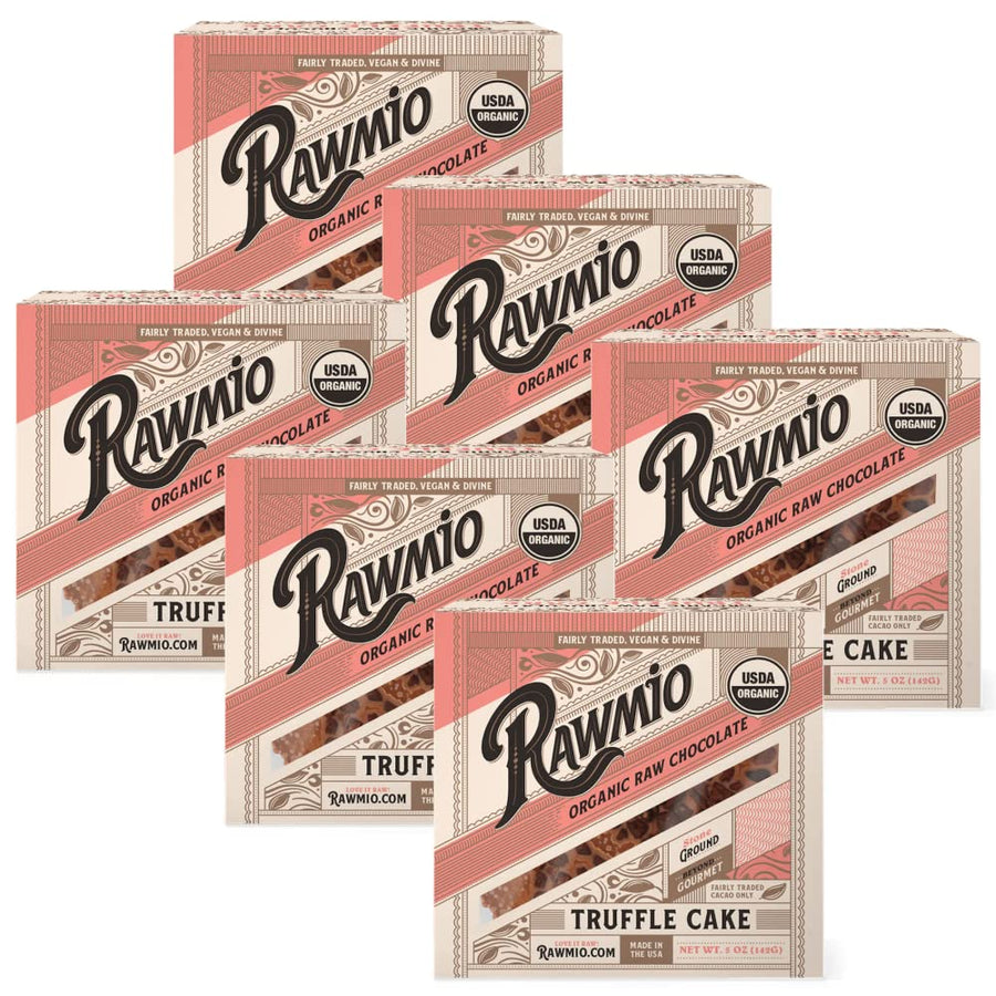 Product photograph for Mini Raw Chocolate Truffle Cake - 5 oz
