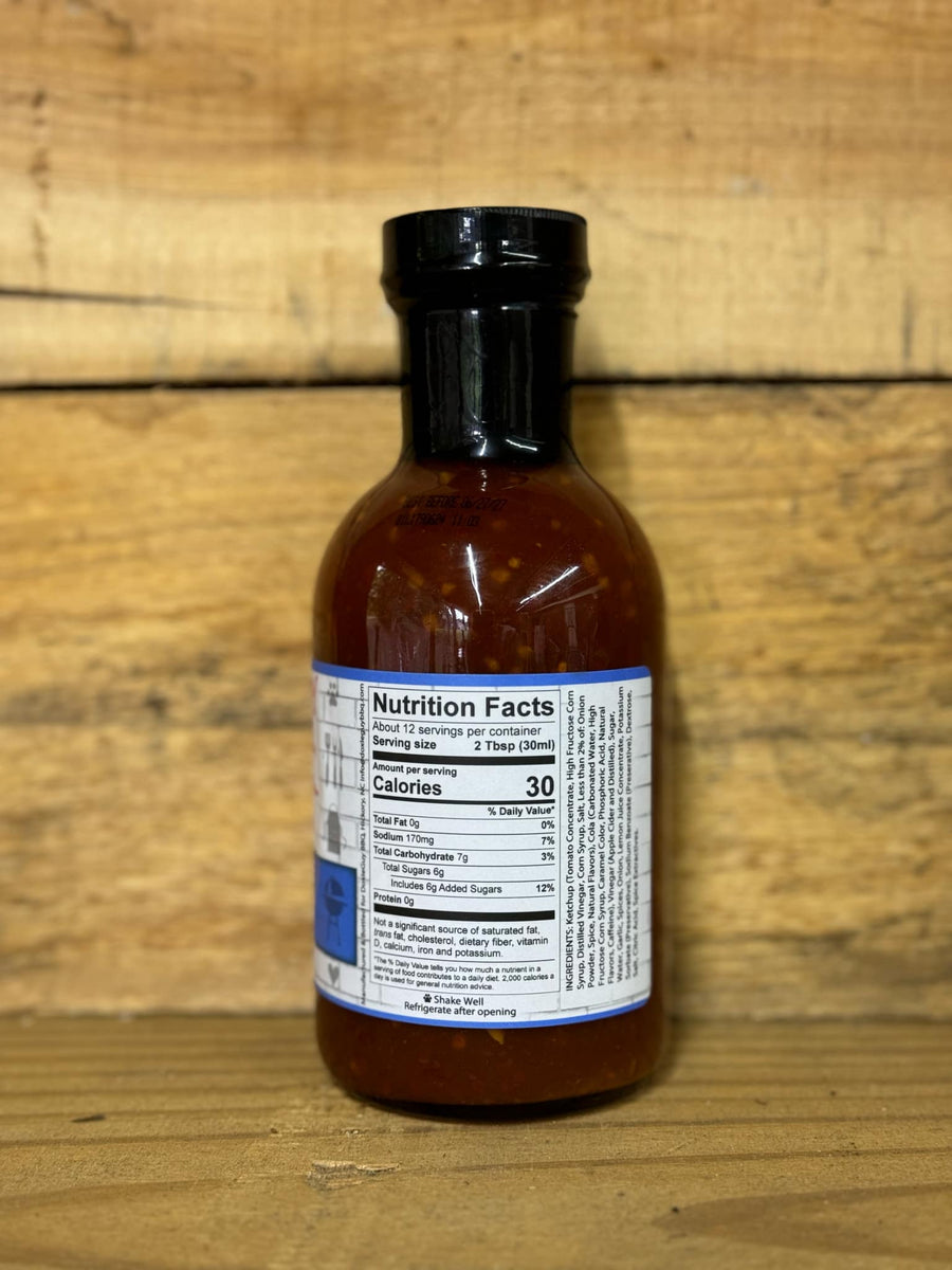 Bella’s Blaze – Sweet & Spicy Finishing BBQ Sauce (12 oz) — product image