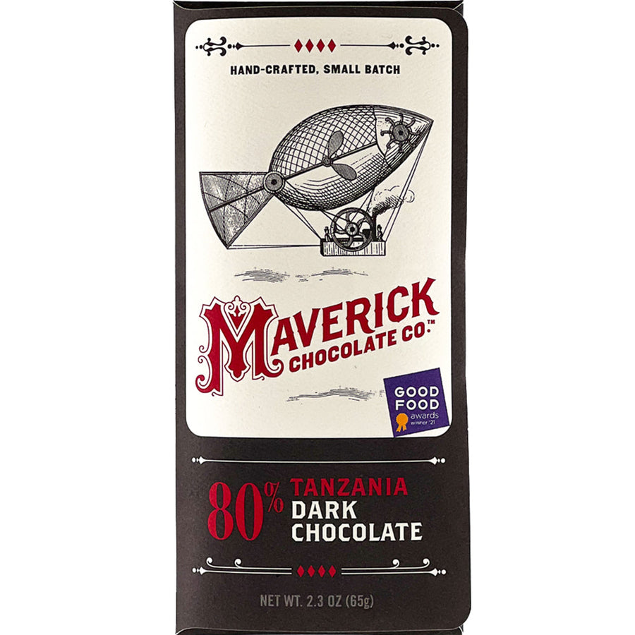 80% Tanzania Dark Chocolate Bar — product image 1 of 4