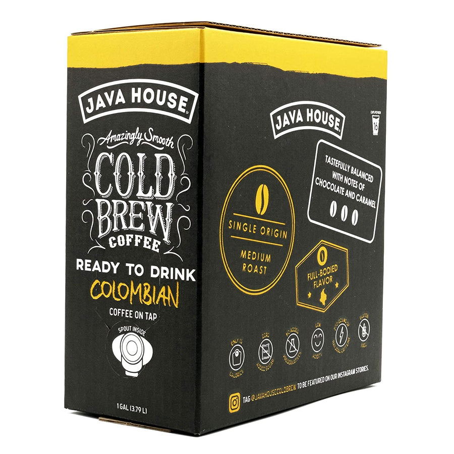 Colombian cold brew box side panel