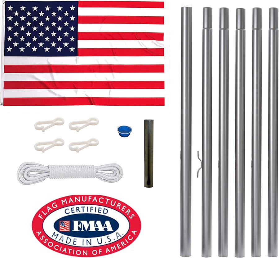 20-Foot Sectional Flagpole Kit — additional product and hardware view (image 5)