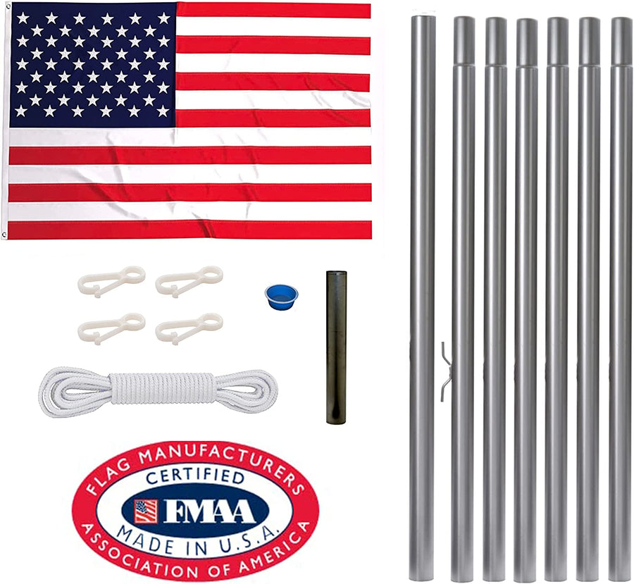 30-Foot Sectional Flagpole Kit — additional product and hardware view (image 5)