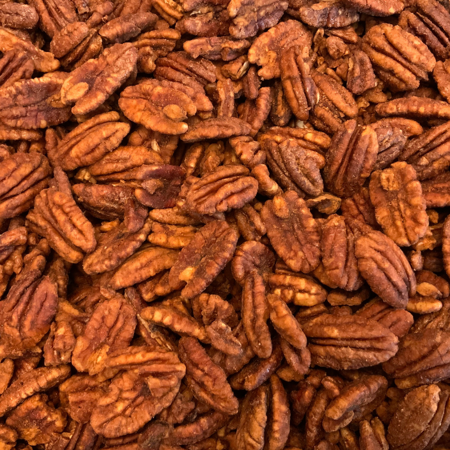 Cinnamon Sugar Roasted Pecans — snack product photograph 8