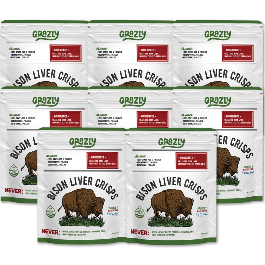 Bison Liver Crisps - 100% Grass-Fed/Finished