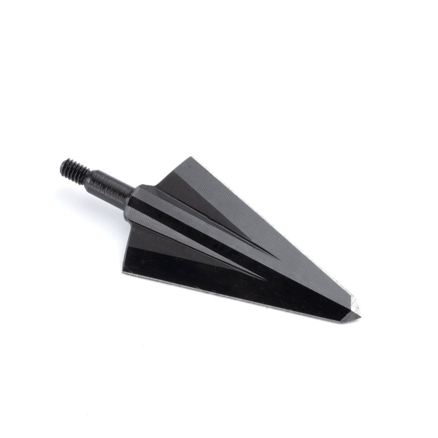 Heavy two-blade double-bevel broadhead