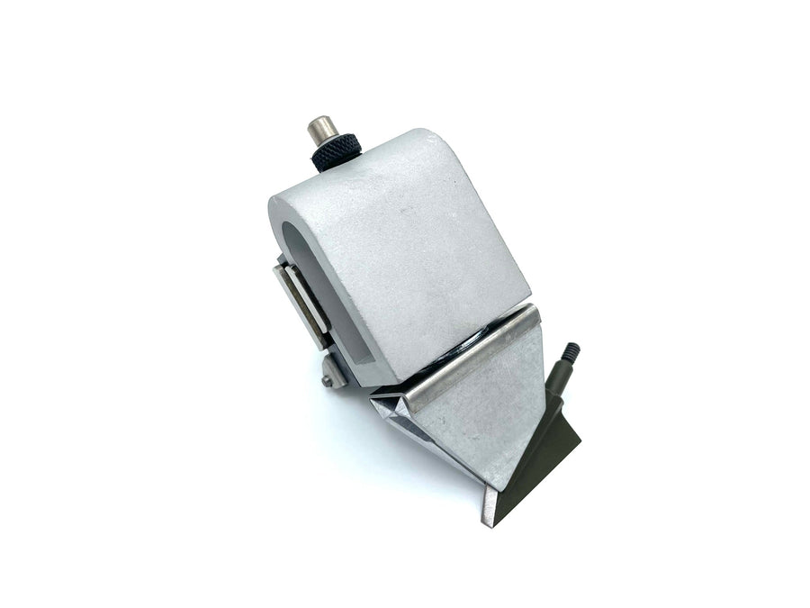 Alternate side of the KME sharpener with Delta Jaws installed
