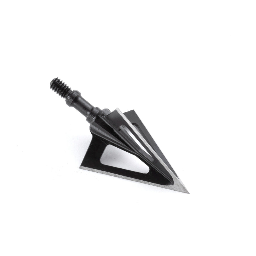 Vented three-blade broadhead