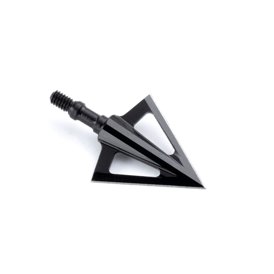 Alternate vented double-bevel broadhead profile