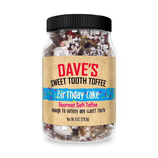 Birthday Cake Toffee — product and serving view