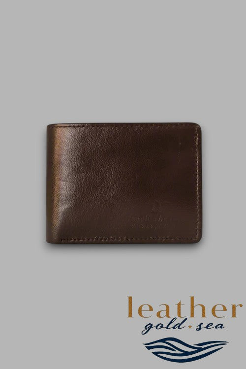 Mens Leather Bifold Wallet – Classic Handmade Style