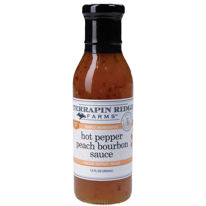 Hot Pepper Peach Bourbon Sauce – product photo