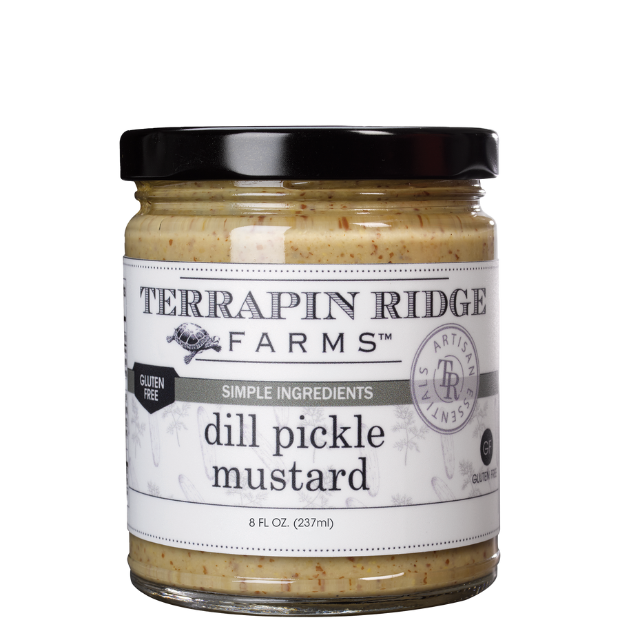 Dill Pickle Mustard – 9 oz Jar – product photo