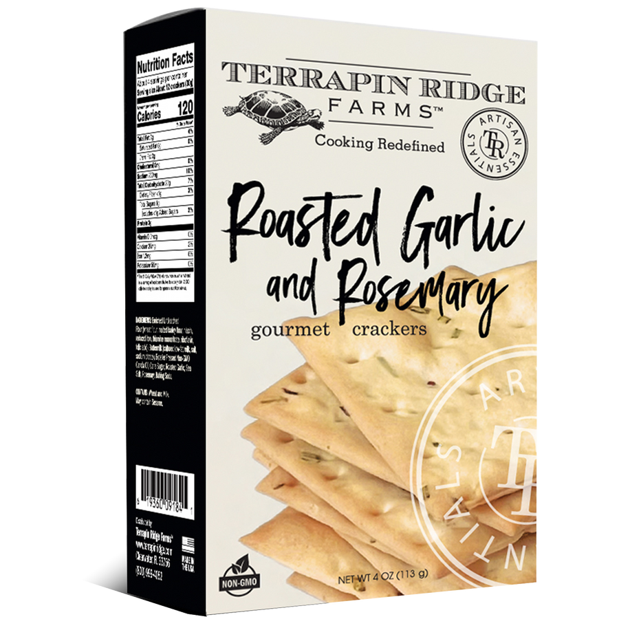 Roasted Garlic and Rosemary Crackers - product image