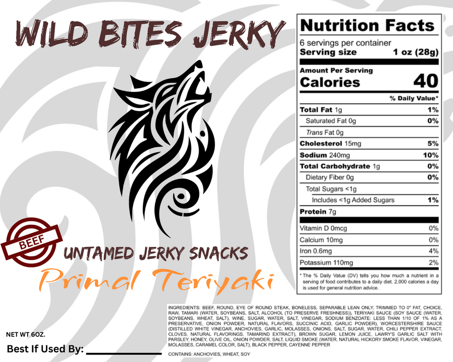 Primal Teriyaki - Beef