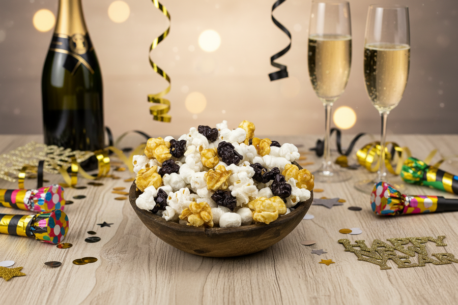Black & Gold Team Color Sweet & Salty Popcorn — gourmet popcorn product image 2 of 2