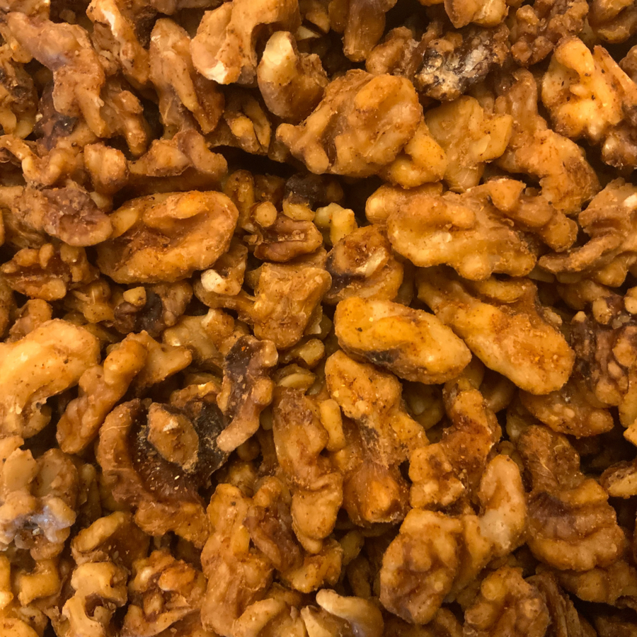 Sweet & Spicy Roasted Walnuts — snack product photograph 10
