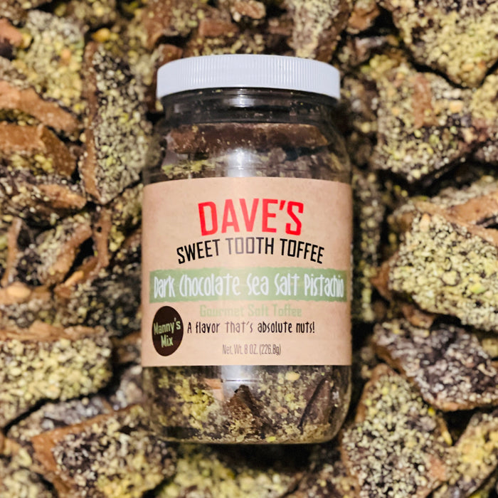 Dark Chocolate Sea Salt Pistachio Toffee — product image